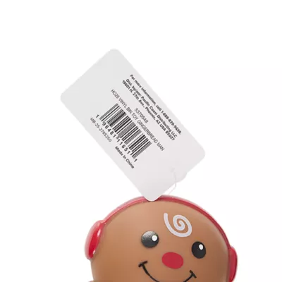 Product Merry & Bright® Gingerbread Vinyl Dog Toy
