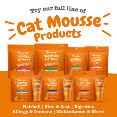 Product Zesty Paws Cat Mousse Calming, Chicken, 14 Count