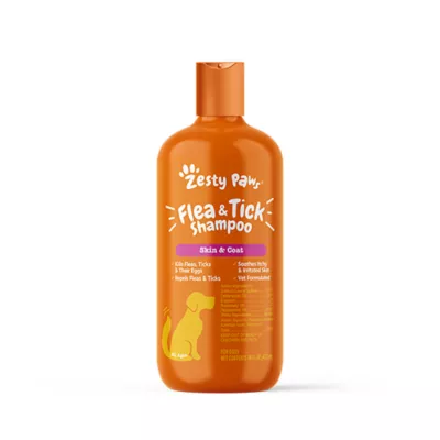 Product Zesty Paws Flea & Tick Shampoo, 16 fl oz Bottle