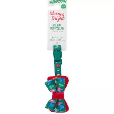Product Merry & Bright® Trees Holiday Dog Collar