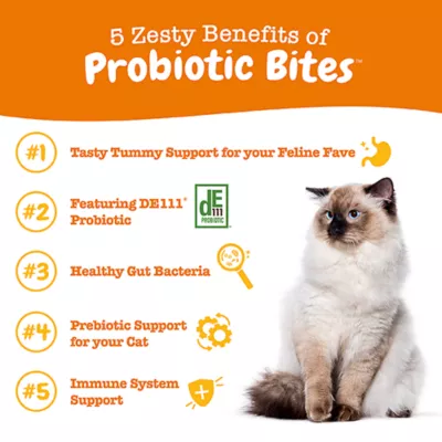 Product Zesty Paws Cat Probiotic Bites, Chicken, 60 Count