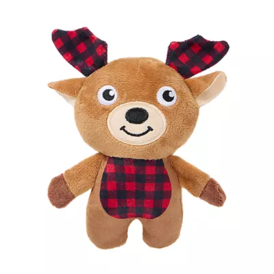 Product Merry & Bright® Plush Reindeer Dog Toy