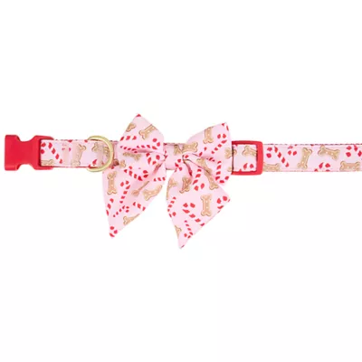 Product Merry & Bright® Pink Candy Cane Collar