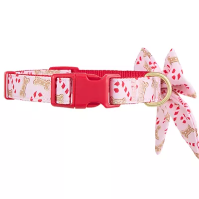 Product Merry & Bright® Pink Candy Cane Collar
