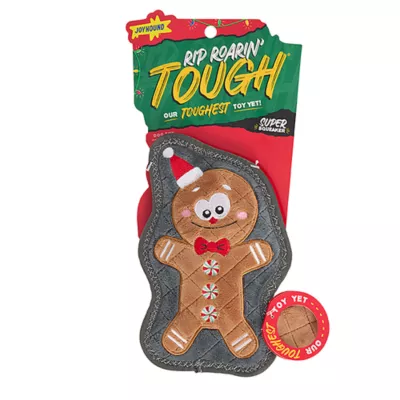 Product Joyhound® Rip Roarin' Gingerbread Dog Toy