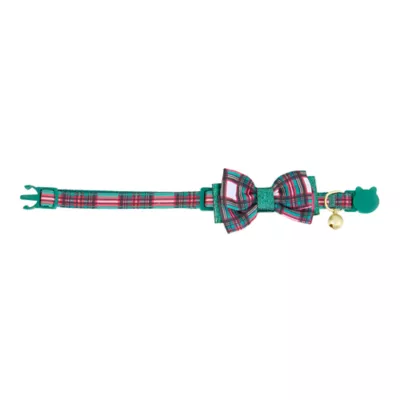 Product Merry & Bright® Plaid Cat Collar