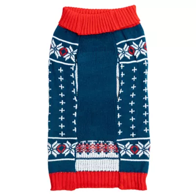 Product Peanuts Blue Holiday Snoopy Sweater