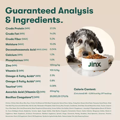 Product Jinx Puppy Dog Food - Chicken, Brown Rice & Sweet Potato