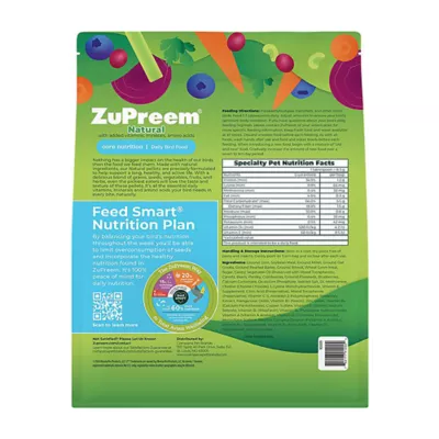 Product Zupreem Natural Food For Small Birds 2.25 LB