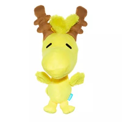 Product BARK Reinbird Charlie Brown Woodstock Reindeer Dog Toy