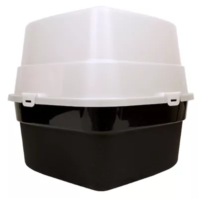 Product Nature's Miracle Hooded Corner Litter Box with Odor Control Charcoal Filter