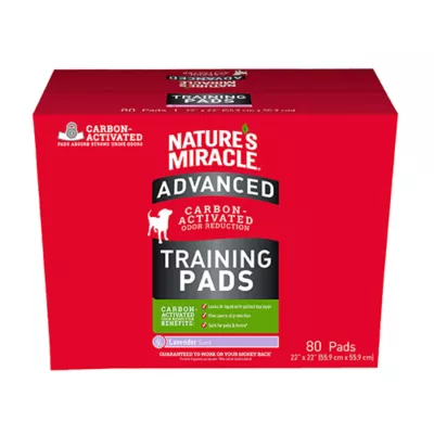 Product Nature's Miracle Advanced Puppy Training Pads With Carbon Activated Odor Reduction, Lavender