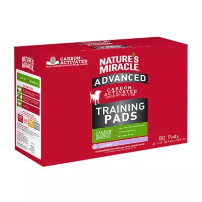 Product Nature's Miracle Advanced Puppy Training Pads With Carbon Activated Odor Reduction, Lavender