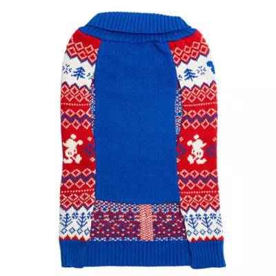 Product Mickey Holiday Cardigan Dog Sweater