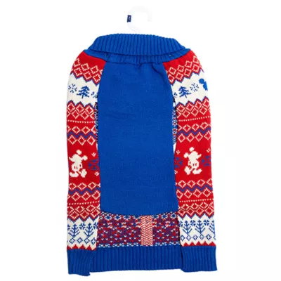 Product Mickey Holiday Cardigan Dog Sweater