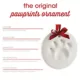 Product Holiday Paw Print Ornament