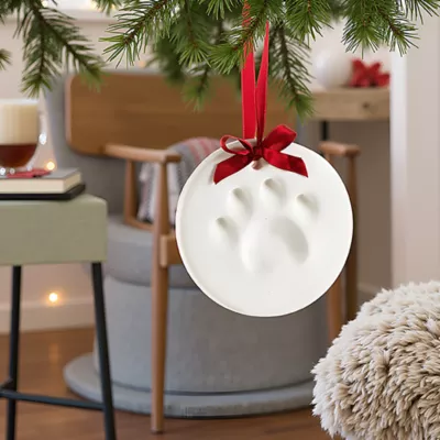 Product Holiday Paw Print Ornament