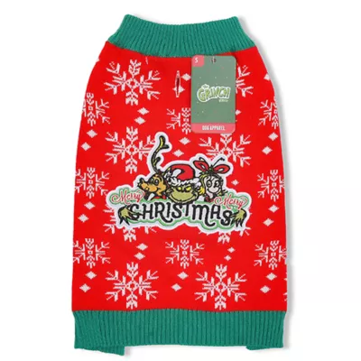 Product Dr. Seuss Dog: The Grinch Merry Christmas Sweater