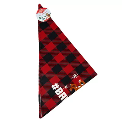 Product Rudolph® Plaid Dog Bandana