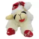 Product Multipet Holiday Lamb Chop Red and Silver Snowflake Santa Hat 6"