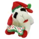 Product Multipet Holiday Lamb Chop Bone and Santa Hat 10.5"