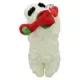 Product Multipet Holiday Lamb Chop Bone and Santa Hat 10.5"