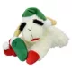 Product Multipet Holiday Lamb Chop Pickle and Santa Hat 10.5"