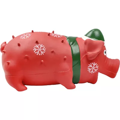Product Multipet Red Holiday Globlet Grunting Pig 8"