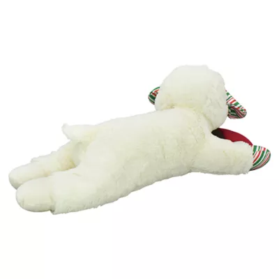 Product Multipet Holiday Jumbo Lamb Chop Holding a Cup of Cocoa 24"