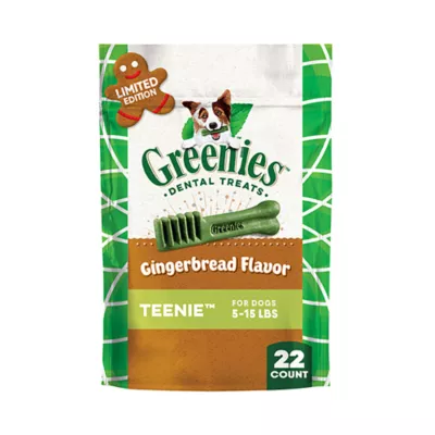 Product Greenies Gingerbread Dog Dental Treats 6 OZ