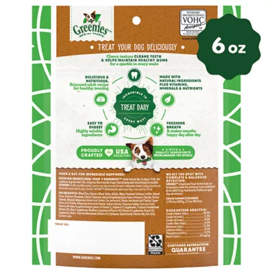 Product Greenies Gingerbread Dog Dental Treats 6 OZ
