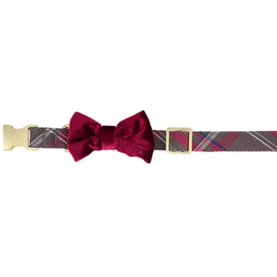 Product Merry & Bright® Plaid Velvet Collar