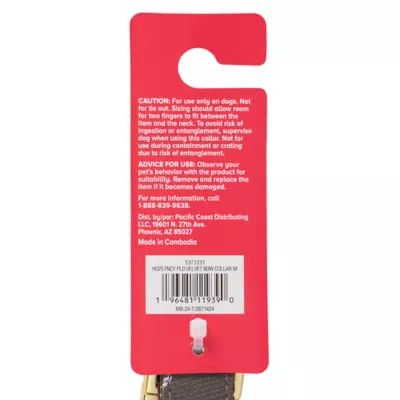 Product Merry & Bright® Plaid Velvet Collar