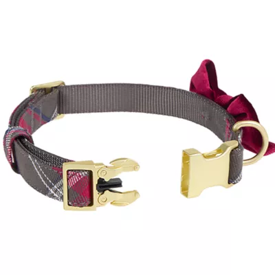 Product Merry & Bright® Plaid Velvet Collar