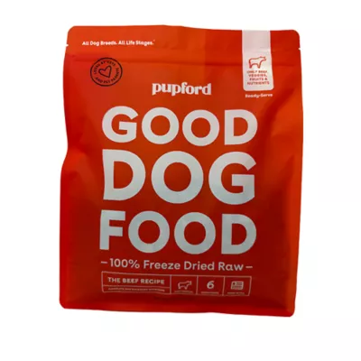 Product Pupford Freeze-Dried Raw All Life Stages Dry Dog Food - Beef, 14 oz