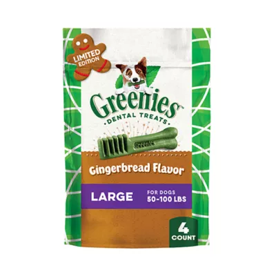Product Greenies Gingerbread Dog Dental Treats 6 OZ