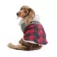Product Hotel Doggy Dog Coat - Buffalo Check Jacket with Melton & Sherpa
