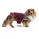 Product Hotel Doggy Dog Coat - Buffalo Check Jacket with Melton & Sherpa