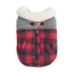 Product Hotel Doggy Dog Coat - Buffalo Check Jacket with Melton & Sherpa