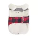 Product Hotel Doggy Dog Coat - Buffalo Check Jacket with Melton & Sherpa