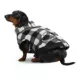 Product Hotel Doggy Dog Coat - Buffalo Check Melton Jacket - Ice Vanilla