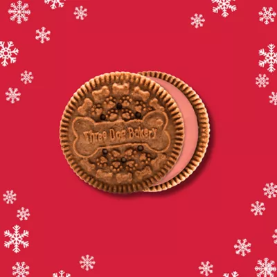 Product Three Dog Bakery Holiday Lick n Crunch Dog Treats 13 OZ