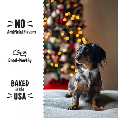 Product Three Dog Bakery Holiday Lick n Crunch Dog Treats 13 OZ