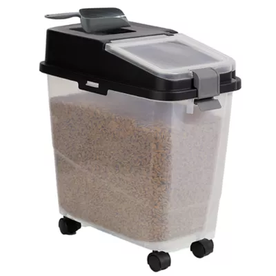 Product Mighty Tuff Dog Food Storage Container, Up to 36 lbs, with Portion Scoop, BPA Free Airtight