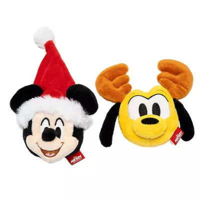 Product Mickey and Pluto 2 Pack Ball Plush Dog Toys