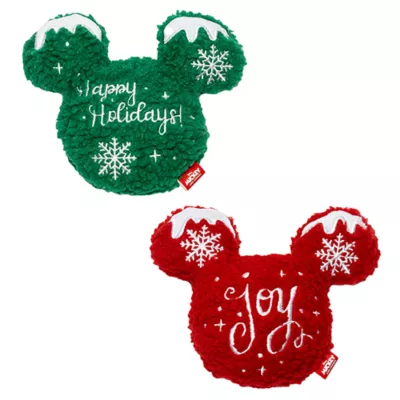 Product Mickey/Minnie Reindeer and Bow Plush Balls 2 Pack