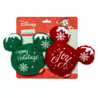 Product Mickey/Minnie Reindeer and Bow Plush Balls 2 Pack