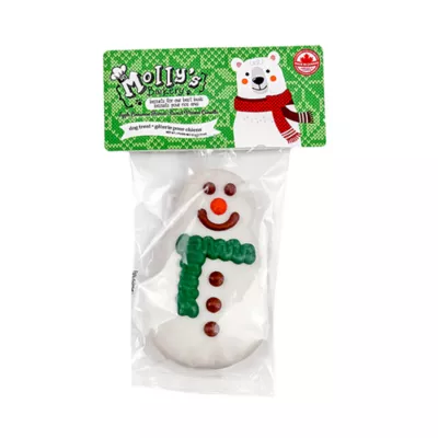 Product Molly's Barkery Dog Treat -  Snowman Cookie,  1 CT