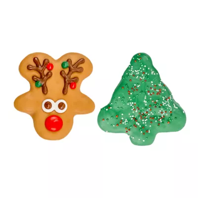 Product Molly's Barkery Dog Treats -  Reindeer & Tree Cookies, 2 CT