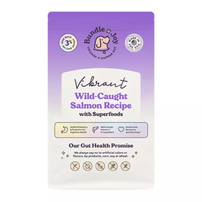 Product Bundle x Joy Vibrant Wild-Caught Salmon Adult Dry Dog Food - 4 lb